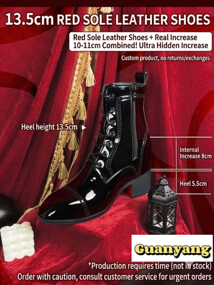 Scarlet -13.5cm (5.3") Iconic Red Sole Invisible Lift Shoes