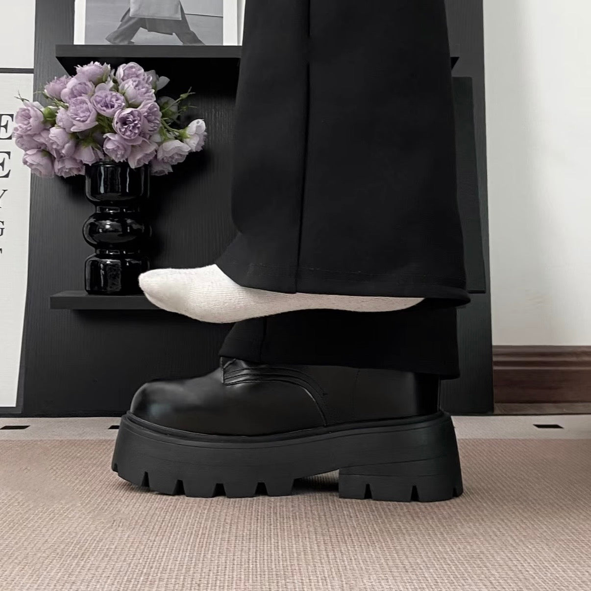 Void-16.5cm (6.5") Invisible Height-Increasing Cyberpunk Boots