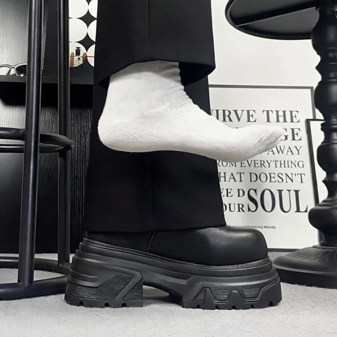 Alpha-20cm (7.9") Hidden Rise Matte Tactical Platform Boots