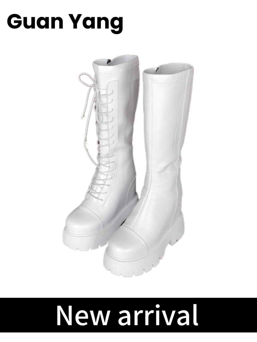 Janus-16.5cm (6.5") Invisible Height-Increasing Boots (Dual-Aesthetic Design)