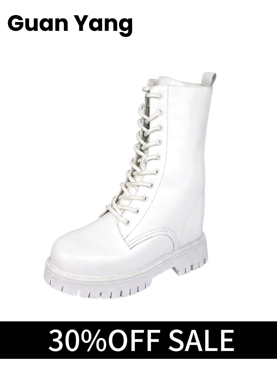 Phantom-14cm (5.5")-white- "Stealth Rise" Invisible Tactical Boots